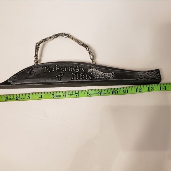 Handmade Wood Fisherman Sign - Picture 5 of 5